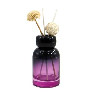 Bouteille vide en verre pour diffuseur de parfum 100ml 150ml 200ml 220ml, flacon de parfum en verre avec bouchon en bois et bâtonnets diffuseurs - Product Image 6