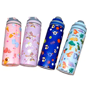 2023 New Design Water Bottle Drinking Children School Bpa Free Kids Drink School Cute Water Bottle