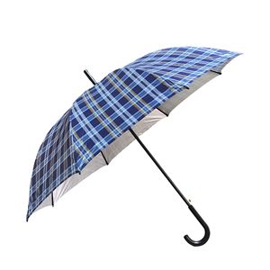 27inch dài xử lý kẻ sọc ô cong móc thẳng chống gió thiết kế gia cố cho hai người kinh doanh quảng cáo - Product Image 2