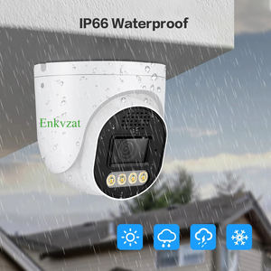 8MP Hik kompatibel warna penuh PoE CCTV Dome kamera keamanan tahan air logam Audio IP kabel Turret AI deteksi gerak malam - Product Image 3