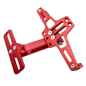 กรอบป้ายทะเบียนดัดแปลงรถจักรยานยนต์ <span class=keywords><strong>MSX</strong></span> กรอบป้ายทะเบียนแบบปรับได้อลูมิเนียม CNC แบบเรียบ - Product Image 5