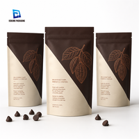 Sachets Doypack en plastique à fermeture éclair, personnalisés, imprimés, de qualité alimentaire, pour emballage de détail de fruits secs, snacks, noix, chips, flocons d'avoine et bonbons