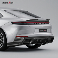 Kit carrosserie en fibre de carbone sèche préimprégnée Paktechz, diffuseur arrière et spoiler pour Porsche Panamera 976