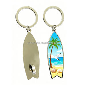 فتاحة زجاجات بيرة على شكل لوح ركوب الأمواج من جزر سليمان، هدية تذكارية سياحية جديدة، مغناطيس للثلاجة وحلقة مفاتيح، هدايا سفر مخصصة - Product Image 2