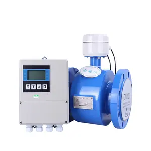 Caudalímetro dividido medición electromagnética leche agua doméstica 24V fuente de alimentación Salida de pulso medidor de flujo wifi
