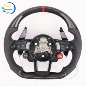 En stock – Volant en fibre de carbone R8 pour <span class=keywords><strong>Audi</strong></span> A3, A4L, A5, A6L, A7, Q2L, Q3, Q5, Q5L, Q7, <span class=keywords><strong>TT</strong></span>, TTS <span class=keywords><strong>Coupé</strong></span>, Roadster, <span class=keywords><strong>RS</strong></span> – Améliorez votre <span class=keywords><strong>Audi</strong></span> - Product Image 3