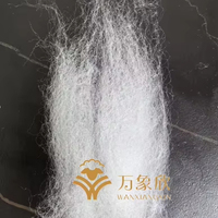 High Quality Washed and Carded Sheep Wool Fiber With Natural White Color Yarn Spinning Wool Fiber