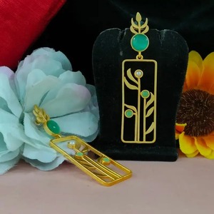 Pendientes de moda llamativos de lujo modernos y sofisticados para mujer Elegancia atemporal con piedras de moissanita de colores - Product Image 2