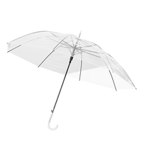 Nouvelles parapluies transparents en plastique tendance pour la vente en gros, parapluies en plastique personnalisés avec logo imprimé pour la publicité et la promotion