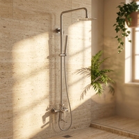 Meubles de salle de bain en acier inoxydable 304, pomme de douche