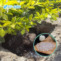 Poudre de gel absorbant l'eau en polyacrylate de potassium biodégradable pour les projets de pépinières d'arbres et d'afforestation