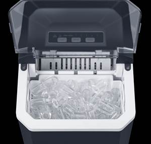 Mini Máquina de Hielo Eléctrica para Mostrador, Ciclo de Hielo Rápido, Operación con Botón, Hoteles, Restaurantes - Product Image 3