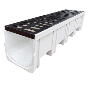 U-образная 150 дренажный канал из смолы для использования на открытом воздухе сборный бетонный дренажный колпак траншеи - Product Image 6