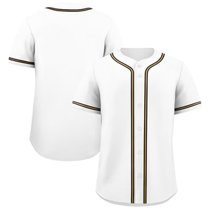 Maillot de baseball personnalisé vierge – Maillot de sport uni pour homme et femme – Uniforme d'équipe prêt à personnaliser – Idéal pour mariage et saison des diplômes - Product Image 4