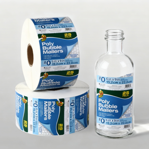 Étiquettes autocollantes personnalisées pour flacons de shampooing cosmétiques privés en PVC imperméable avec adhésif permanent et impression numérique - Product Image 1