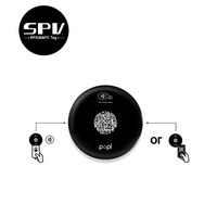 Étiquette RFID NFC en époxy personnalisée, imprimée, étanche, 213, 215, 216, programmable, autocollant pour les médias sociaux