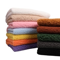 Shaoxing Textile directement usine Polyester Sherpa polaire faux mouton agneau fausse fourrure tissu, polyester fourrure artificielle tissu