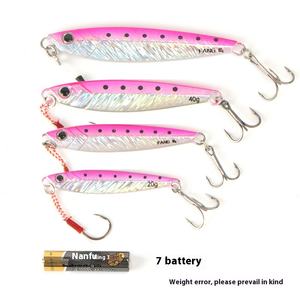 เหยื่อตก<span class=keywords><strong>ปลา</strong></span>โลหะยี่ห้อญี่ปุ่น 20-60 กรัม เหยื่อปลอมแบบแผ่นเหล็กเรืองแสง จมช้า สำหรับ<span class=keywords><strong>ปลา</strong></span><span class=keywords><strong>คา</strong></span><span class=keywords><strong>ร์</strong></span>พ - Product Image 6