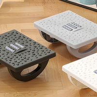 Repose-pieds de bureau en plastique, repose-pieds basculant sous le bureau, pédale anti-croisement de jambes, plateforme d'équilibre pour les pieds