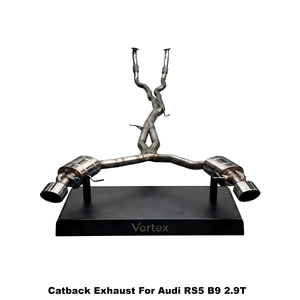 Sistema de Escape Completo Vortex de Acero Inoxidable con Tubos de Bajada para Audi RS5 B9 2.9T 2019-2025, Mejora de Rendimiento - Product Image 1