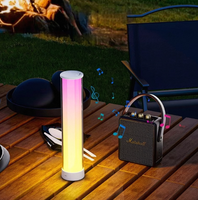 Lampe d'ambiance intelligente à changement de couleur et intensité variable, contrôle par application à distance, batterie 3600 mAh, design moderne, lampe de chevet pour