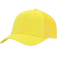 Gorra de béisbol trucker unisex personalizada de malla común, de 6 paneles, ajustable, estructurada, tallas para adultos de M a XX-Large, OEM