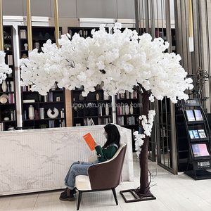 F226 gros blanc faux sakura japonais fleur de <span class=keywords><strong>cerisier</strong></span> fleur arbre mariage décoratif artificiel fleurs de <span class=keywords><strong>cerisier</strong></span> arbres - Product Image 1