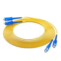Câble de raccordement fibre optique monomode simplex SC UPC vers SC UPC personnalisable, 3,0 mm, 1m, 2m, 3m