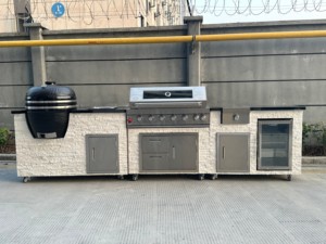 Youya New Design Custom Patio/backyard Outdoor Kitchen Design Ss304 Outdoor Kitchen Bbq With & Kamado Kitchen Outdoo - Product Image 2
