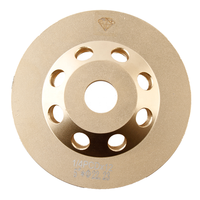 Produits fabriqués en asie d'or Pcd meule diamantée avec excellente adhérence