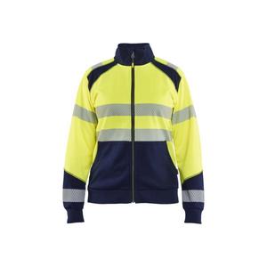 BLAKLADER - 350825283389S Sudadera Hi-Vis para mujer con cremallera Hi-vis Amarillo/Azul Marino-EAN 7330509933466 ROPA DE TRABAJO DE LA HI-VIS - Product Image 5