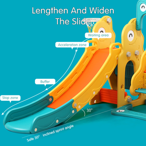 Bán Buôn Toddler Chất Lượng Cao Trong Nhà Bé Nhựa Animal Slide Và Swing Kids <span class=keywords><strong>Slides</strong></span> Cho Trẻ Em Sân Chơi Và Swing Chơi Set - Product Image 2