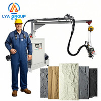 Équipement de ligne de production de pierre artificielle PU, machine à mousser automatique PLC, moteur, moules écologiques, placage, support de construction