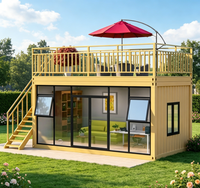 Maison en verre de luxe portable, assemblage rapide, bureau modulaire préfabriqué, studio portable, espace de travail mobile pour artiste, unité de logement, cabine