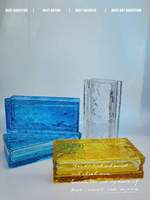 Bloc de verre JINGHUA 200*100*50MM ICE CRYSTAL-BJ BRIQUE DE VERRE