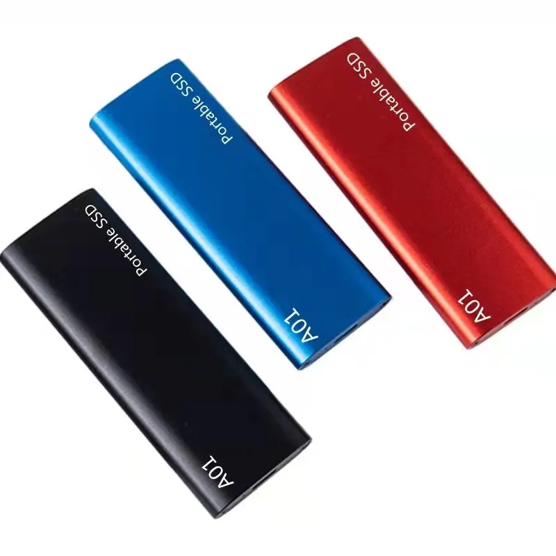Mini SSD portatile da 512GB/1TB/2TB/3TB/4TB più recente. Disco rigido esterno USB 3.1 type-c SATAIIl. Unità a stato solido in materiale metallico