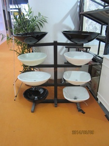 Rak Display Perlengkapan Sanitasi Logam untuk Pameran Showroom Wastafel - Product Image 3