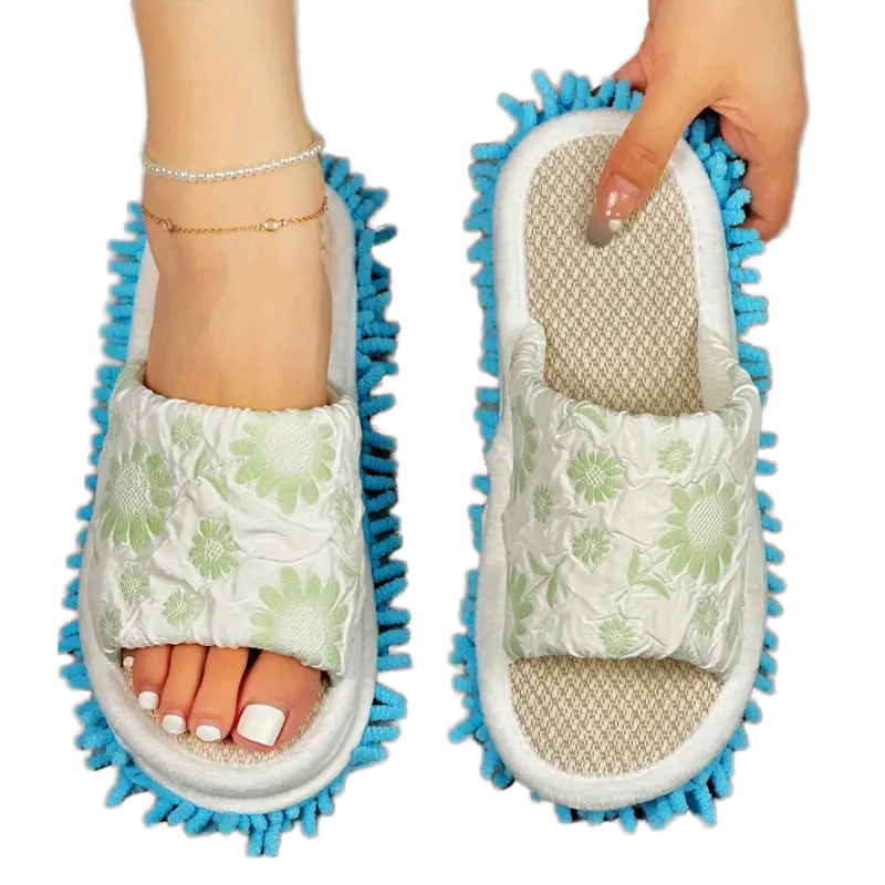 Women Floor Cleaning Slippers Lightweight Washable Summer