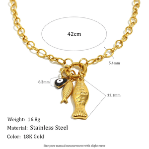 Un collier à boucle à ressort unique et créatif en acier inoxydable 18K avec un style européen et américain - Product Image 6