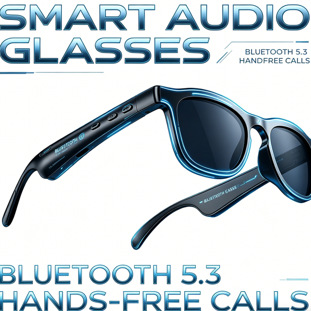 Meta AI Reality Glasses Bone Conduction Open Ear,Lightweight,Stereo Sound,Fast Pairing ,Outdoor Smart Sunglasses