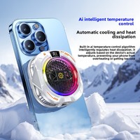 Ventilateur de refroidissement magnétique pour téléphone 22W TH19 avec affichage numérique RGB pour le gaming et le streaming en direct