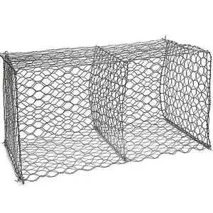 Factory Cheap Price Gabion Box 2x1x1m Galvanized Gabion Basket Hexagonal Low-carbon Iron Wire For Sale