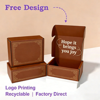 Carton pliable personnalisé pour l'expédition de vêtements, de cadeaux et de colis en vrac, adapté aux envois express par avion.