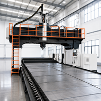 Centre d'usinage CNC à pont robuste avec grande table de travail pour le traitement des moules et des pièces métalliques