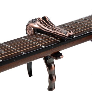 Metallo chitarra folk personalità premium coccodrillo chitarra capo 6 stringhe pick holder accessori per chitarra - Product Image 3