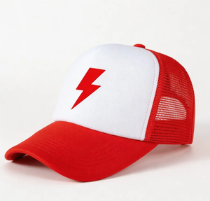 Gorra de Béisbol Blanca con Estampado Hip Hop, Gorra Deportiva Lisa con Bordado Personalizado, Gorra Trucker de Malla con Espuma - Product Image 4