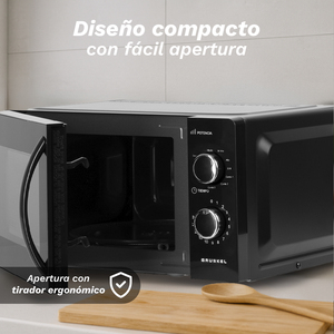 Forno a Microonde Grunkel 20L con Funzione Grill 700W Nero - Product Image 6