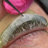 Compensateur de cils en silicone flexible et réutilisable, six teintes pastel au choix, accessoires auxiliaires pour rehaussement de cils en salon