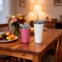 Vaso Térmico de Acero Inoxidable de 14oz OEM con Logotipo Personalizado, Embalaje a Color, Doble Pared Aislada para Pedidos al por Mayor