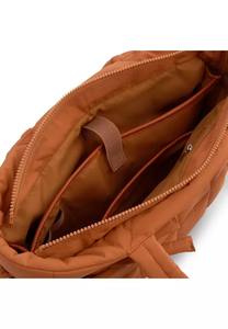 軽量でふっくらとしたキルティングナイロン製トートバッグ、通勤、旅行、仕事、日常の外出に最適な整理機能付き - Product Image 4